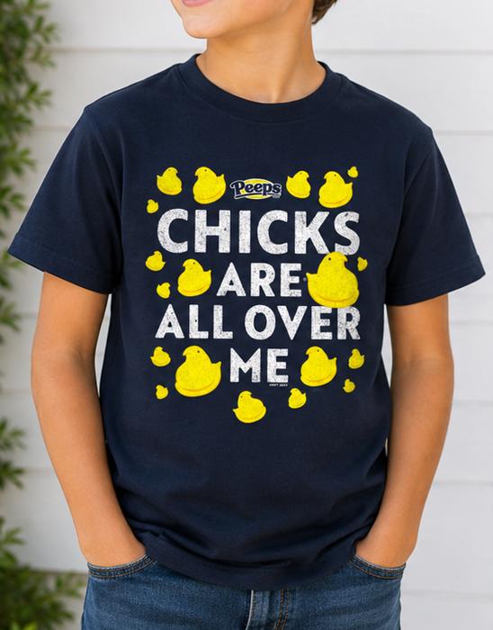PEEPS® Chicks Are All Over Me Unisex Graphic Tee - Youth