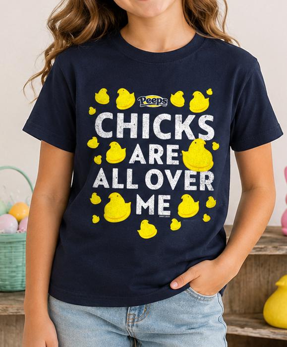 PEEPS® Chicks Are All Over Me Unisex Graphic Tee - Youth