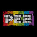  PEZ® 80s Neon Rainbow Tee – Vintage Candy Unisex Graphic T-Shirt