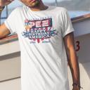  PEZ® Uncle Sam America Semiquincentennial Tee | Happy Birthday America Candy Tee | United States 250 Anniversary Apparel