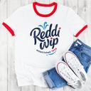  Official Reddi-wip® Logo Ringer T-Shirt – Retro Dessert Topping Tee | Vintage Whipped Cream Style