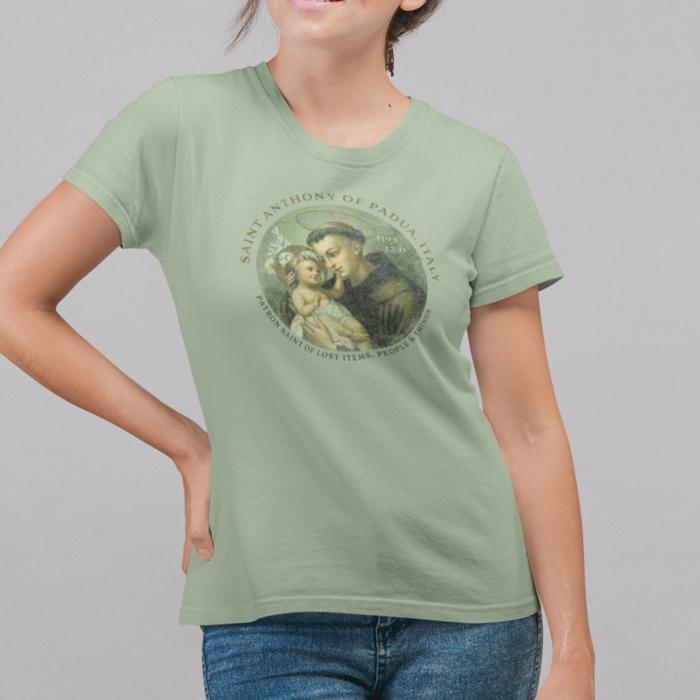 Saint Anthony of Padua | Patron Saint of Lost Items, People & Things Unisex Tee