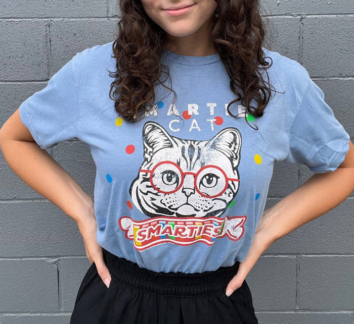 Smarties® Smartie Cat | Are you a SMARTIE CAT? Tee – Cat Lover Unisex Graphic T-Shirt