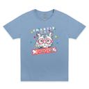 Small Light Blue Heather Smarties® Smartie Cat | Are you a SMARTIE CAT? Tee – Cat Lover Unisex Graphic T-Shirt