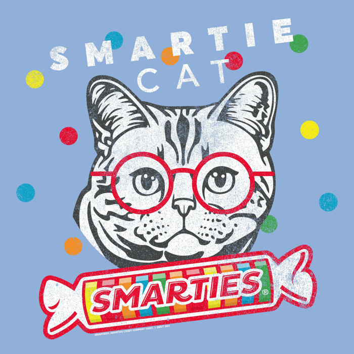 Smarties® Smartie Cat | Are you a SMARTIE CAT? Tee – Cat Lover Unisex Graphic T-Shirt