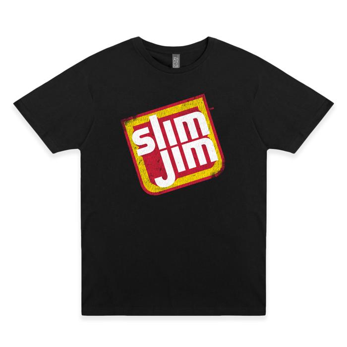 Official Slim Jim® T-Shirt – Retro Snack Logo Tee | Vintage Meat Stick Shirt
