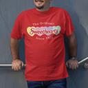 Small Red Sweethearts® the Original Sweethearts '02 Tee – Retro Candy Unisex Graphic T-Shirt