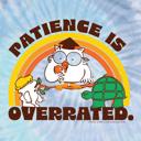 Tootsie Pop® Patience is Overrated Tee | Officially-Licensed, Vintage-Inspired MR. OWL® Tie-Dye Apparel | Funny Retro Candy Graphic T-Shirt