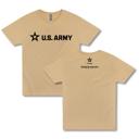 Large Off-white U.S. Army® Logo Tee - Front & Back Print | Officially Licensed