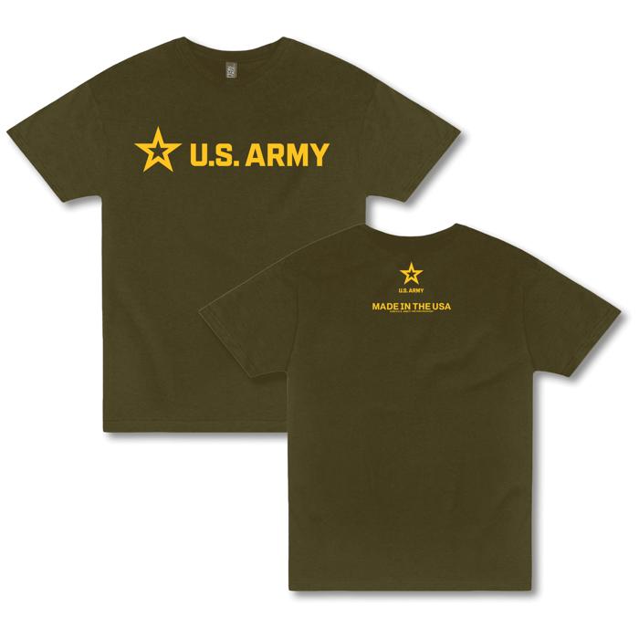 U.S. Army® Logo Tee - Front & Back Print | Officially Licensed