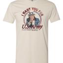 Large U.S. Army® Uncle Sam | I want YOU Historical War Poster Tee | Officially Licensed