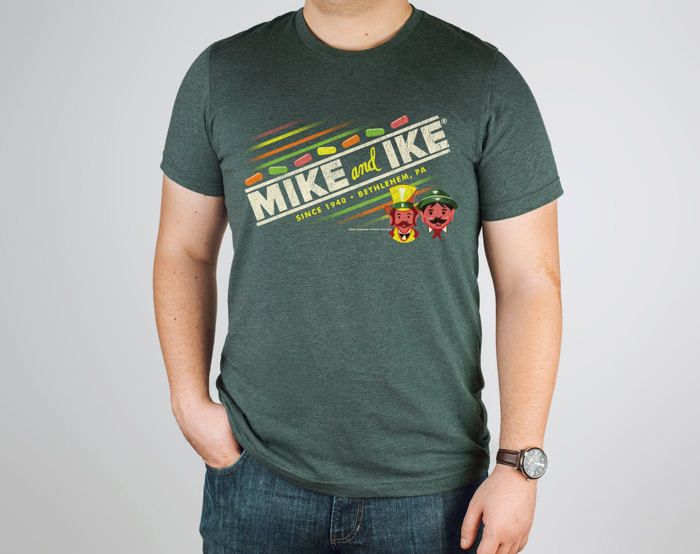 MIKE AND IKE® Vintage Packaging Since 1940 Tee – Vintage Candy Unisex Graphic T-Shirt