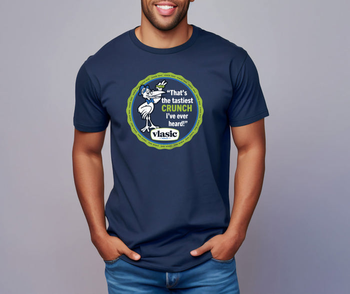 Vlasic® Pickles Tastiest Crunch Jar Lid Unisex Tee | Officially Licensed