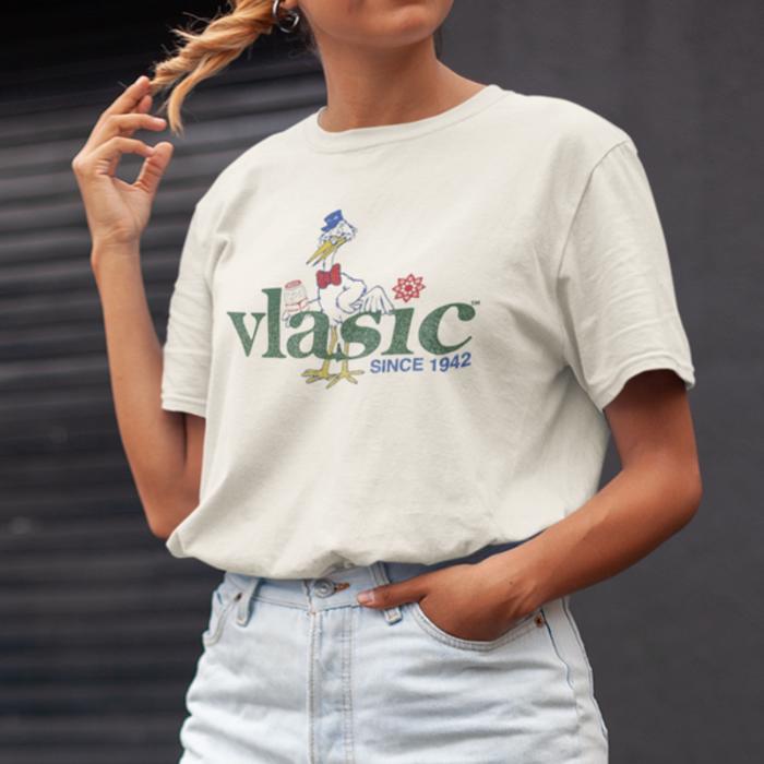 Vlasic® Pickles Vintage Stork Unisex Tee | Officially Licensed