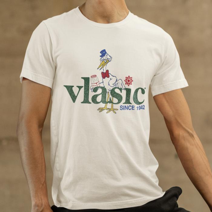 Vlasic® Pickles Vintage Stork Unisex Tee | Officially Licensed