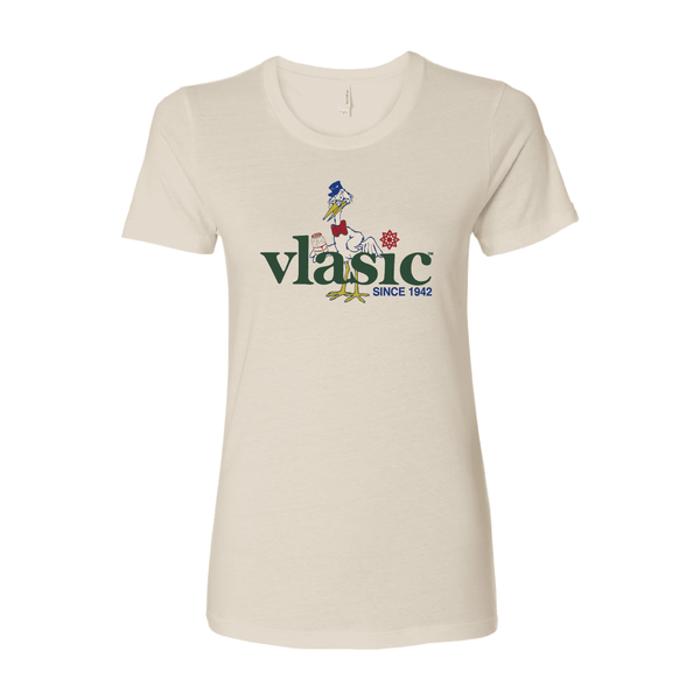 Vlasic® Pickles Vintage Stork Ladies' Tee | Officially Licensed