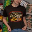  Official VanCamp’s™ Pork and Beans T-Shirt – Retro Comfort Food Tee | Vintage Americana Apparel