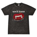 Small Wack-O-Wax® FANGS Black Mineral Wash Tee – Vintage Unisex Graphic T-Shirt