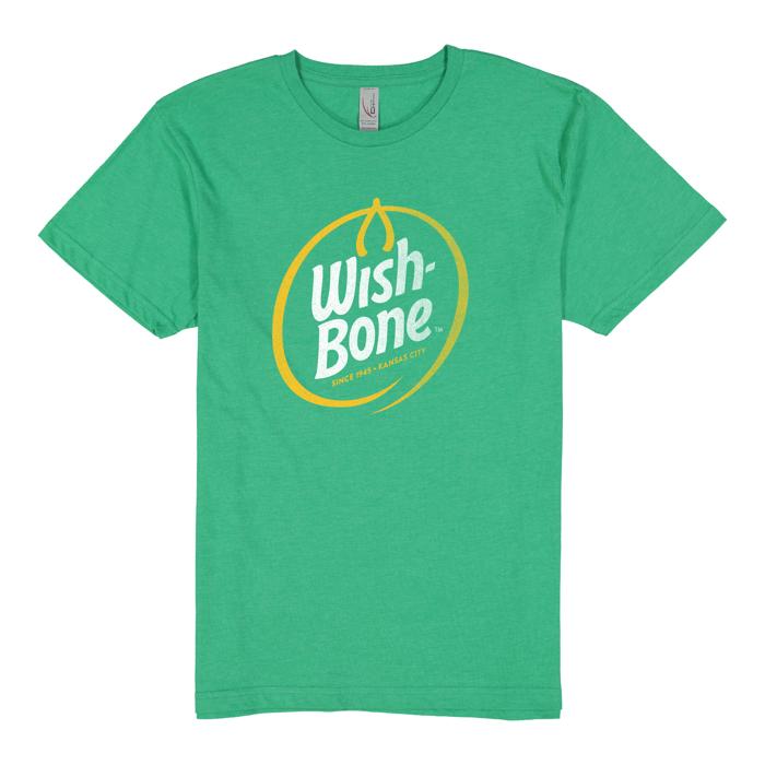 Official Wish-Bone® Salad Dressing T-Shirt – Retro Food Brand Tee | Vintage Logo Apparel