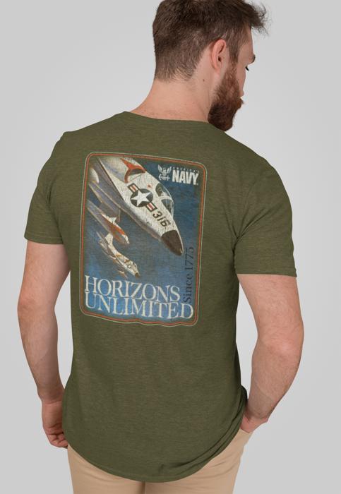 America's Navy® Horizons Unlimited Vintage Poster Tee | Officially Licensed
