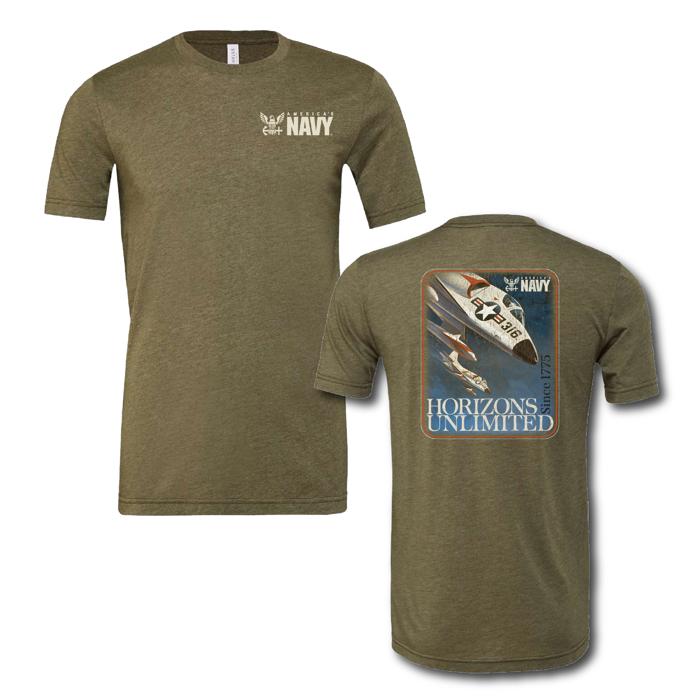 America's Navy® Horizons Unlimited Vintage Poster Tee | Officially Licensed