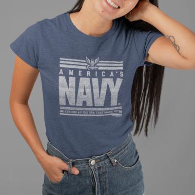 America's Navy Vintage Strong as the Sea that Made Us Tee | Officially Licensed
