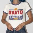  Official DAVID® Sunflower Seeds T-Shirt – Retro Ringer Tee | Vintage Baseball Snack Shirt