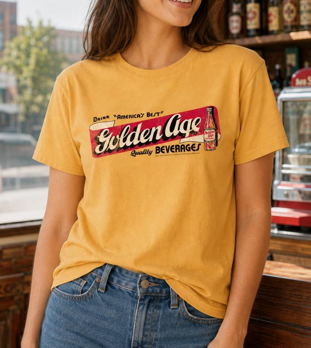 Golden Age Vintage Sign Tee | Proudly Founded in Youngstown Ohio Graphic T-Shirt