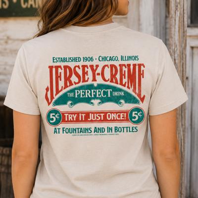 Jersey Creme® the Perfect Drink Tee | Unisex Vintage Soda Graphic T-Shirt