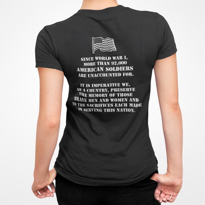 POW MIA Remembrance Patriotic Graphic Tee