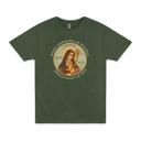 Small Saint Gertrude Patron Saint of Cats Graphic Tee