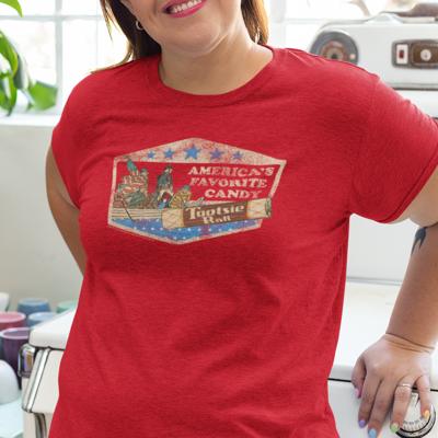 Tootsie Roll® “America’s Favorite Candy” T-Shirt – Patriotic Candy Shirt
