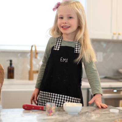 Kids Personalized Aprons - Preschool though Big Kid sizes