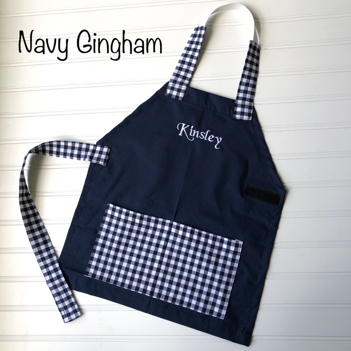 Kids Personalized Aprons - Preschool though Big Kid sizes