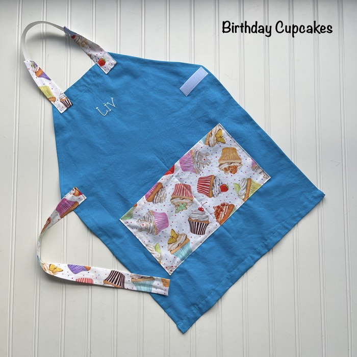 Kids Personalized Aprons - Preschool though Big Kid sizes