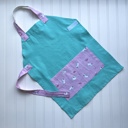 Happy Unicorn Personalized Kids Apron Girls