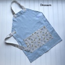 Dinosaurs Kids Personalized Aprons - Preschool though Big Kid sizes