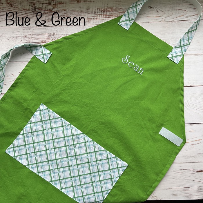 Kids Personalized Aprons - Preschool though Big Kid sizes