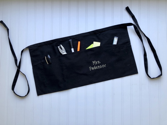 Personalized Teacher Apron