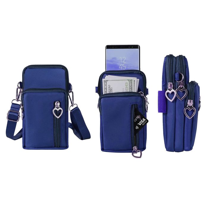Women's Shoulder Strap Mini Cross-Body Cell Phone?Wallet Pouch Bag