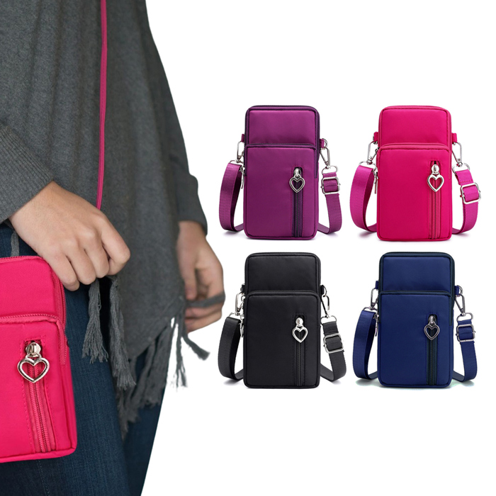 Women's Shoulder Strap Mini Cross-Body Cell Phone?Wallet Pouch Bag