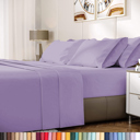 Periwinkle California King Hotel Luxury 2000 Series 6-Piece Rayon from Bamboo Cooling Bed Sheet Set