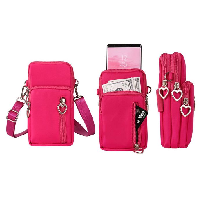 Women's Shoulder Strap Mini Cross-Body Cell Phone?Wallet Pouch Bag