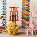  200 Piece Perfect Blocks Building Set, Multicolor