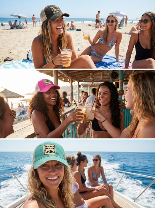 Beaches Booze & Besties Hat