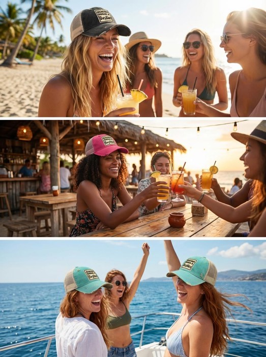 Beaches Booze & Besties Hat