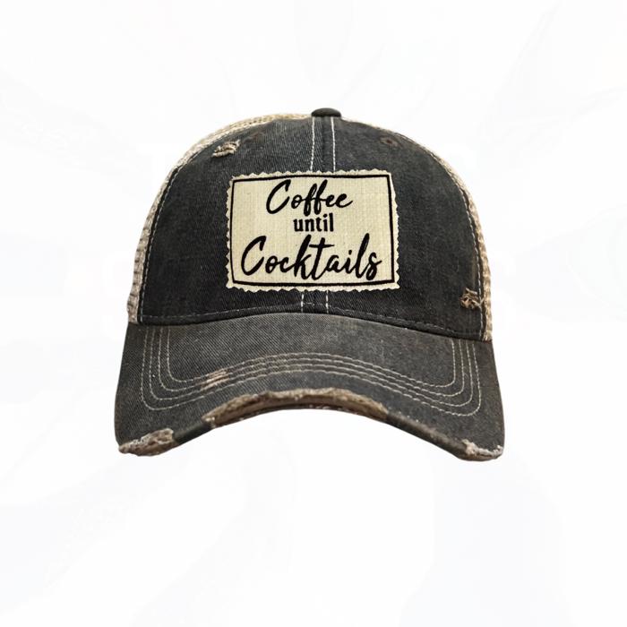Coffee Until Cocktails Hats