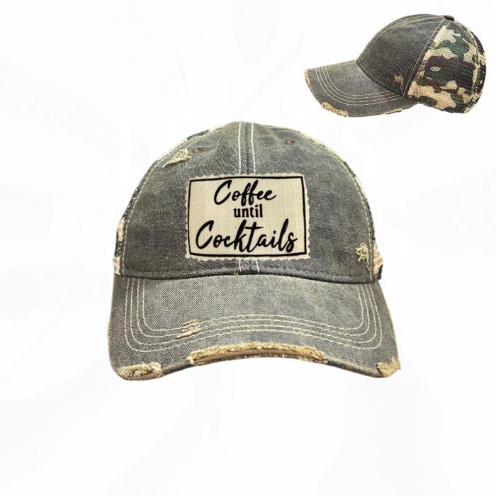 Coffee Until Cocktails Hats