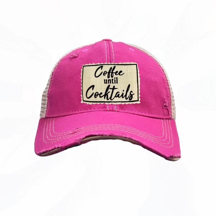 Coffee Until Cocktails Hats