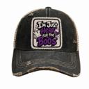  Halloween I'M JUST HERE FOR THE BOOS Patch Trucker Hat